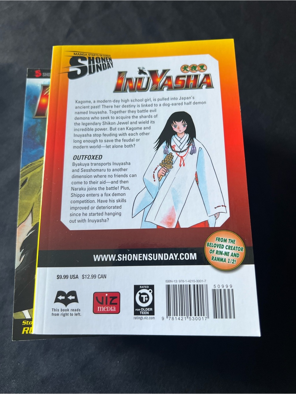 InuYasha 50-56 Manga Lot Volumes Shonen Sunday Edition Rumiko Takahashi - Picture 5 of 16